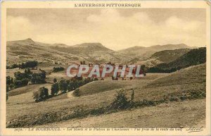 Old Postcard La Bourboule the Mountains and Plateau Charlannes view from the ...