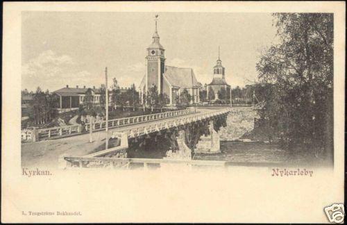 finland, NYKARLEBY UUSIKAARLEPYY, Kyrkan (ca. 1899)