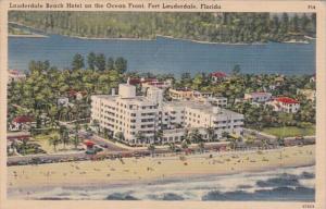 Florida Fort Lauderdale Lauderdale Beach Hotel On The Ocean Front 1943