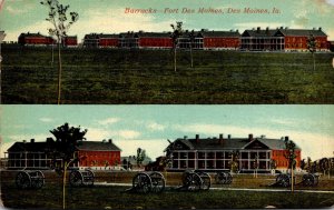 Iowa Des Moines Barracks Fort Des Moines 1913