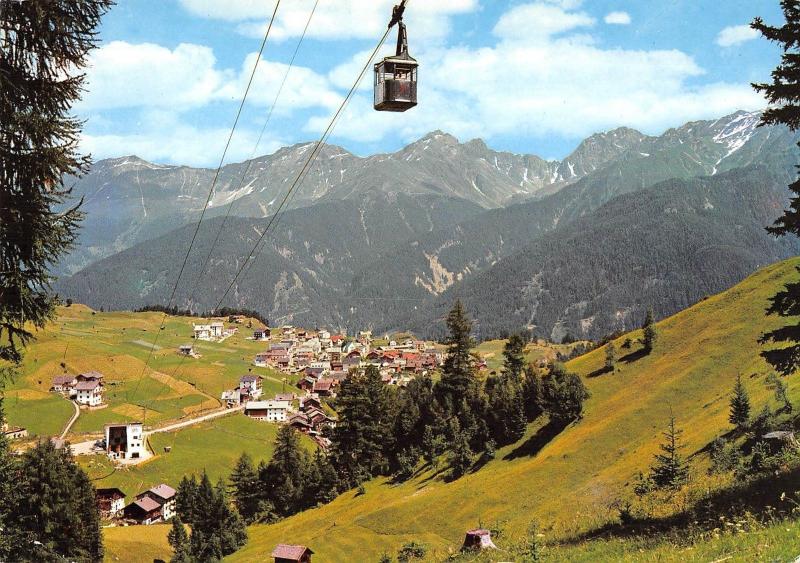 GG10271 serfaus mit seilbahn tirol  austria cable train seilbahn