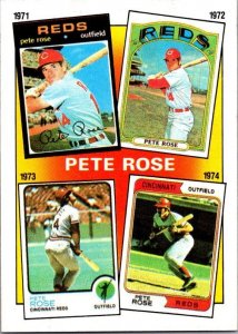 1986 Topps Baseball Card Pete Rose sk10653