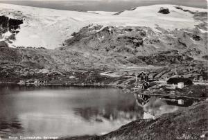DJUPVASSHYTTA GEIRANGER NORWAY NORGE PANARAMA PHOTO POSTCARD 1940s