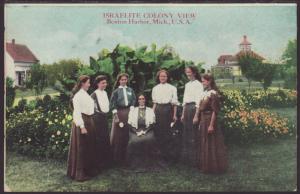 Israelite Colony,Benton Harbor,MI Postcard