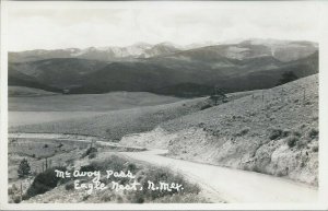 McAvoy Pass, Eagle Nest, New Mexico, Early Real Photo Postcard, Unused