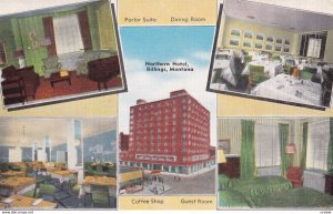 BILLILNGS, Montana, 1930-1940's; Northern Hotel, Parlor Suite, Dining Room, C...