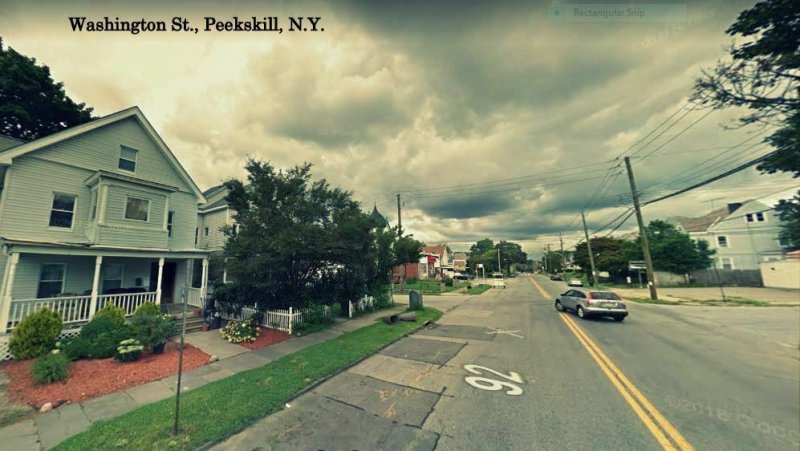 Peekskill New York~404-363 Dirt Washington St~Home w/Bay Window~Minaret~c1908 