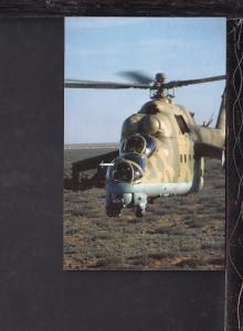 Mi-24 Hind Attack Helicopter Postcard 