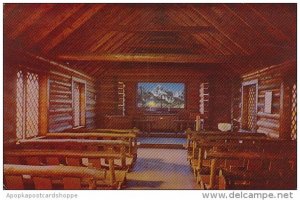 Wyoming Moose Interior View Chapel Of The Transfiguration