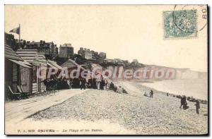 Old Postcard Onival La Plage and Bains