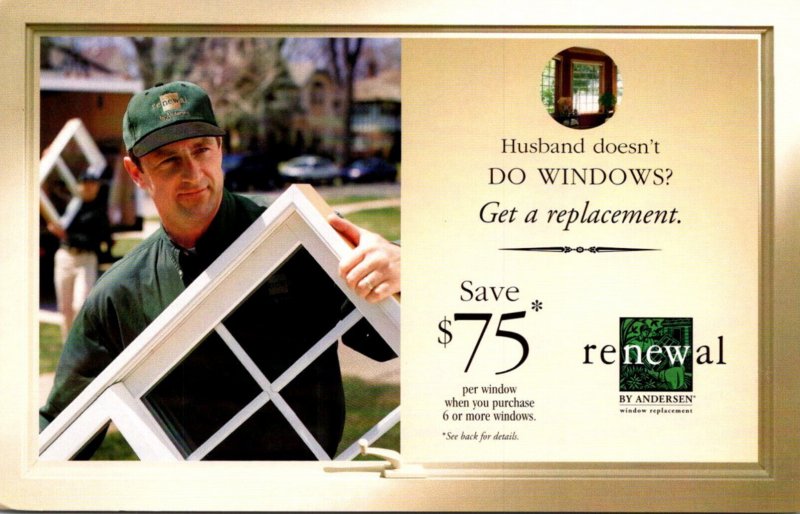 Advertising Windows Renewal By Anderson