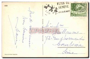 Old Postcard Souvenir De Geneve