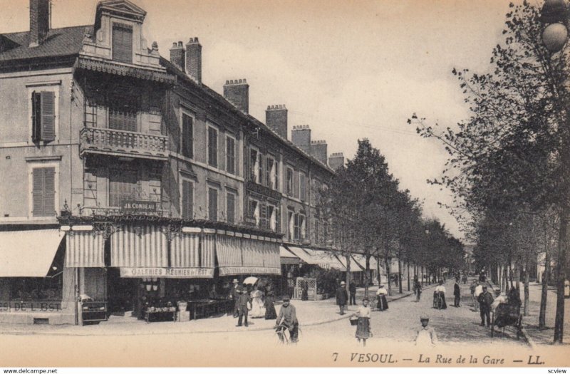 VESOUL , France , 1900-10s ; La Rue de la Gare