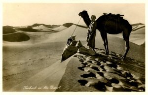 Egypt - Lookout in the Desert    *RPPC