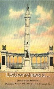 Jefferson Davis Monument - Richmond, Virginia