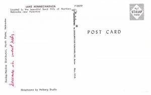 Postcard PANORAMIC SCENE Lake Minnechaduza Nebraska NE AU4014