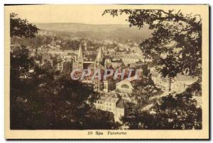 Old Postcard Panorama Spa