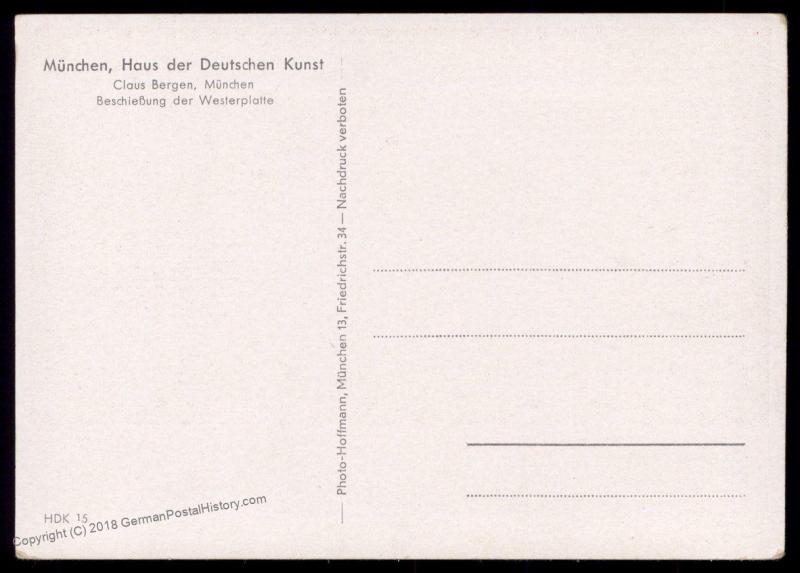 3rd Reich Germany HDK 15 Kriegsmarine Ship Shooting on the Westerplatte Pr 91276