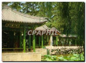 Postcard Modern Pavilion Heralding spring in the summer palace China