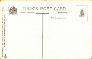 Vtg Valentines Postcard Tuck's Comic Cupid Series My Heart Is Your Feet Unused