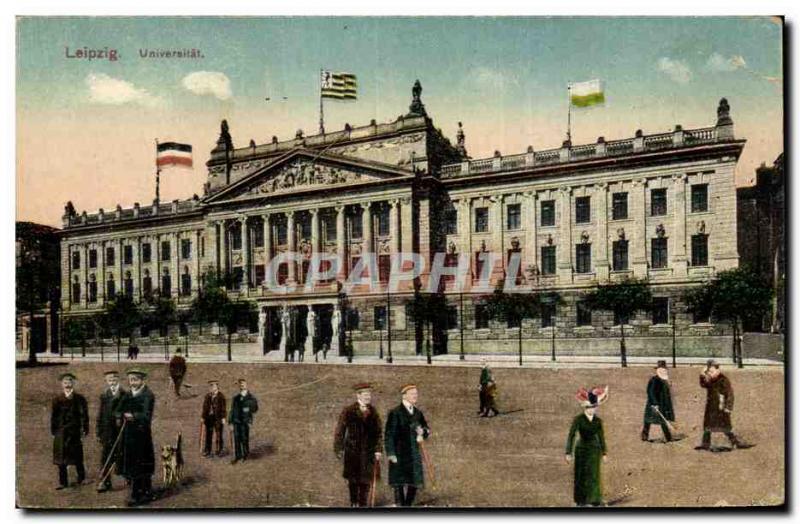 Old Postcard Leipzig Univeersitat