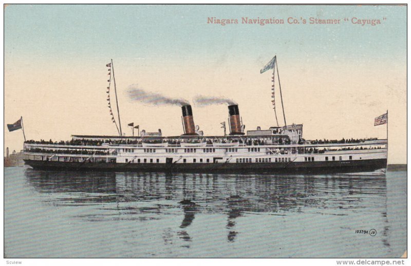 Niagara Navigation Company Steamer CAYUGA , Ontario , Canada , 00-10s Versi...