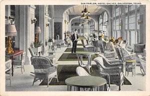 Hotel Galvez Sun Parlor - Galveston, Texas TX  