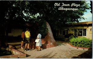 La Placita Patio Market Old Wishing Well Old Albuquerque New Mexico Postcard