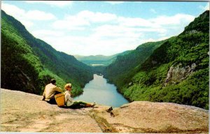 Postcard PEOPLE SCENE Ausable Chasm New York NY AK8761