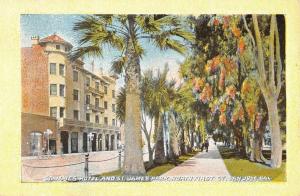 San Jose California St James Hotel Park Scenic Antique Postcard K14825 