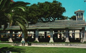 Vintage Postcard The Old Market Place St. Augustine Florida FL