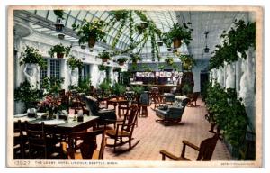 Early 1900s Hotel Lincoln Lobby, Seattle, WA Postcard