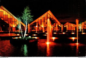 Oklahoma Oklahoma City National Cowboy Hall Of Fame Garden Pool and Fountains...