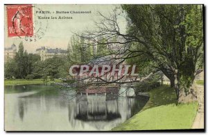 Old Postcard Paris Buttes Chaumont Between the Trees