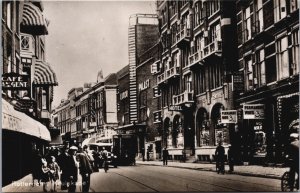 Netherlands Rotterdam Kruiskade Vintage RPPC C184