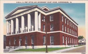 Virginia Harrisonburg U S Post Office And Government Court House