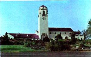 Boise, Idaho - Showing the Union Pacific Train Depot and Platt's Gardens...