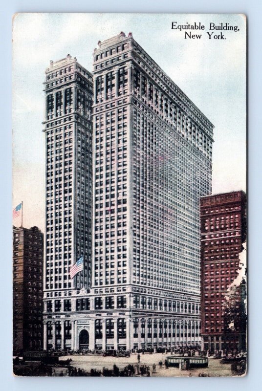 Equitable Building New York City NY NYC UNP DB Postcard P4
