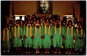 VINTAGE POSTCARD THE LEO LANI CHOIR MOKUAIKUA CONGREGATIONAL CHURCH KONA HAWAII