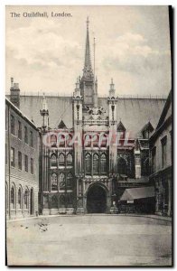 Old Postcard London Guildhall