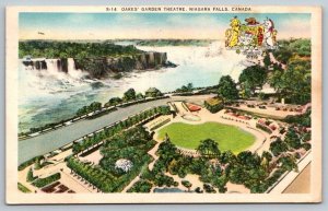 Oakes' Garden Theatre - Niagara, Falls Canada - 1951 - Postcard