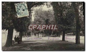 Old Postcard Auxerre Boulevard Vailhan