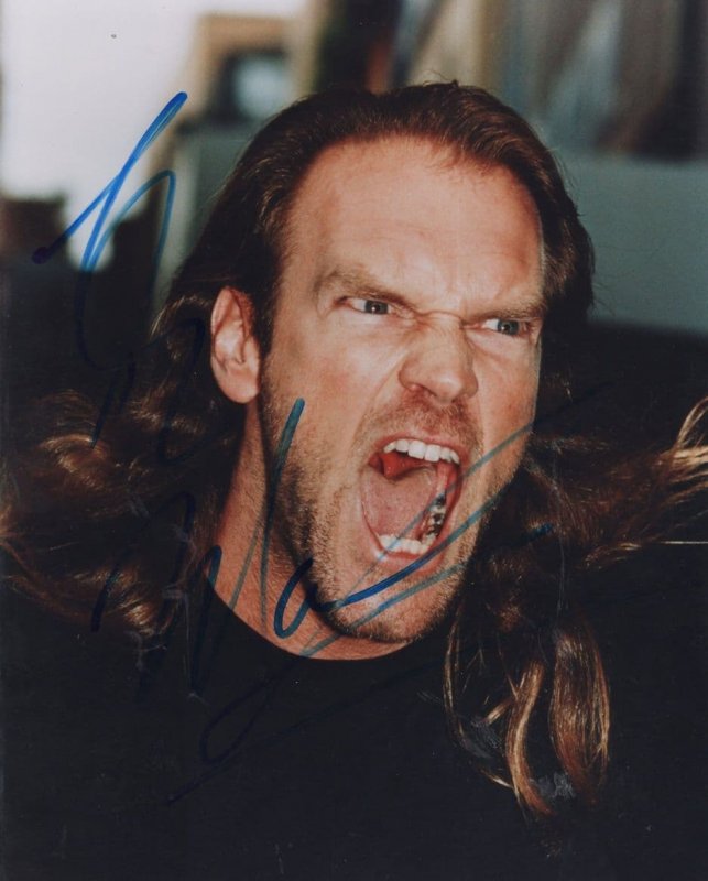 Tyler Man Sabretooth in X-Men Troy Halloween 10x8 Hand Signed Photo