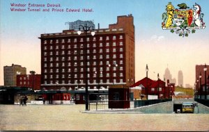 Michigan Detroit Windsor Tunnel and Prince Edward Hotel