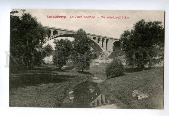 158324 LUXEMBOURG Pont Adolphe BRIDGE Vintage postcard