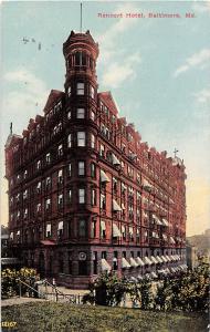 Rennert Hotel Baltimore Maryland 1911 postcard