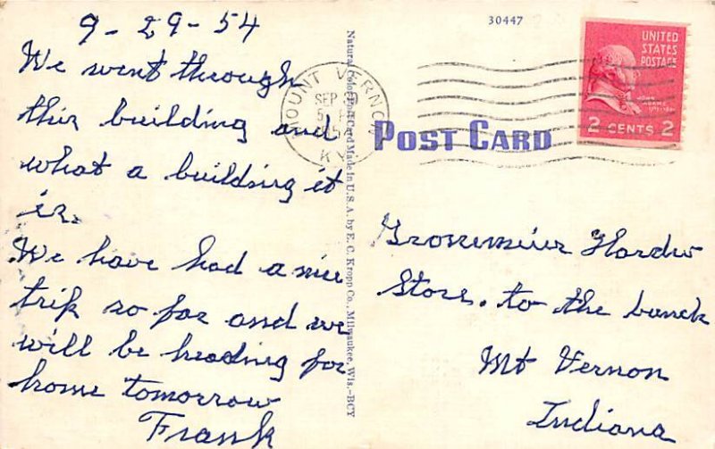 In old Kentucky Old Kentucky Kentucky Postcard