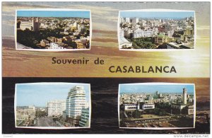 4-Views, Souvenir de Casablanca, Morocco, Africa, 1940-1960s