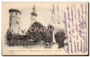 Old Postcard Mehun sur Yevre Ruins of the Chateau of Charles VII