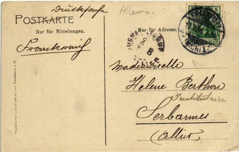 CPA AK Frankfurt a.M.- Kaiserstrasse GERMANY (1027379)